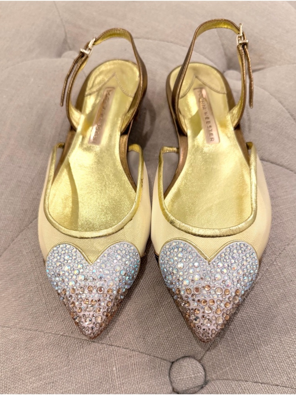 Sophia Webster Slingback Flats, NWOB